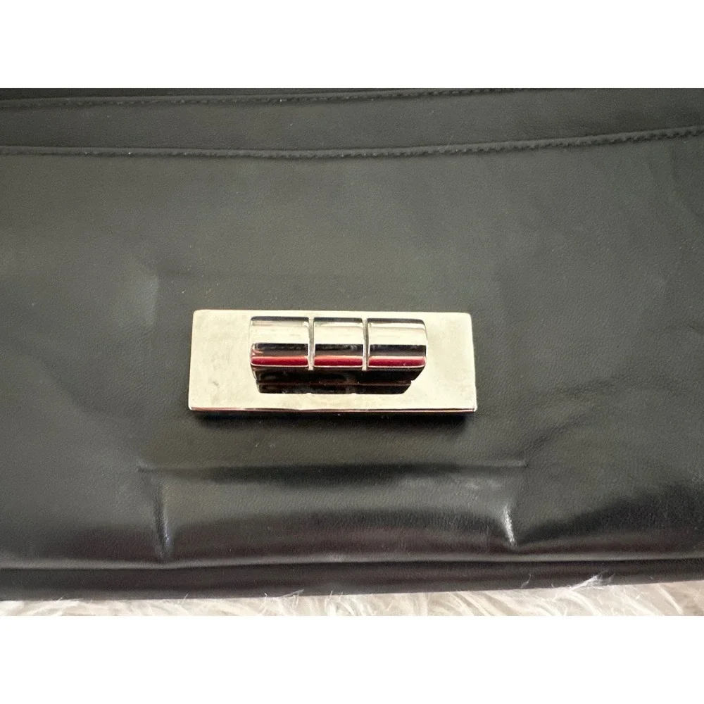 CHANEL Giant Reissue Mademoiselle Lock Flap Lambskin Leather Clutch Bag Handbag